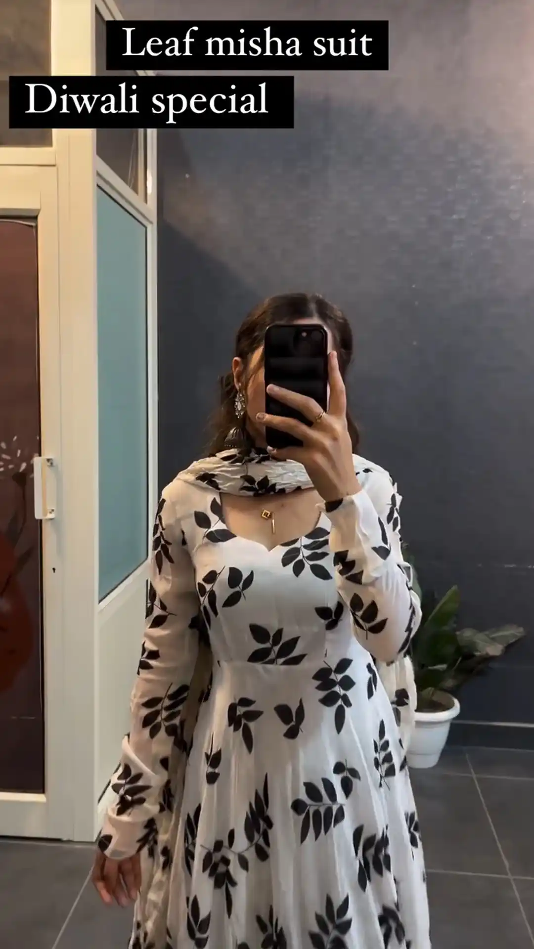 Presented New Leaf Misha Suit Gown with Duppta.png